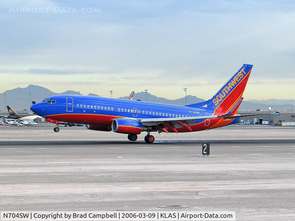 N704SW, 1998 Boeing 737-7H4 C/N 27838, Southwest Airlines / 1998 Boeing 737-7H4