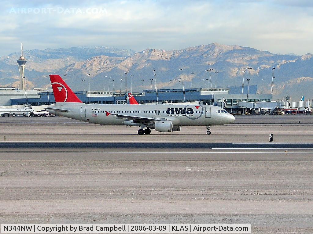 N344NW, 1993 Airbus A320-212 C/N 388, Northwest Airlines / 1997 Airbus Industrie A320-232