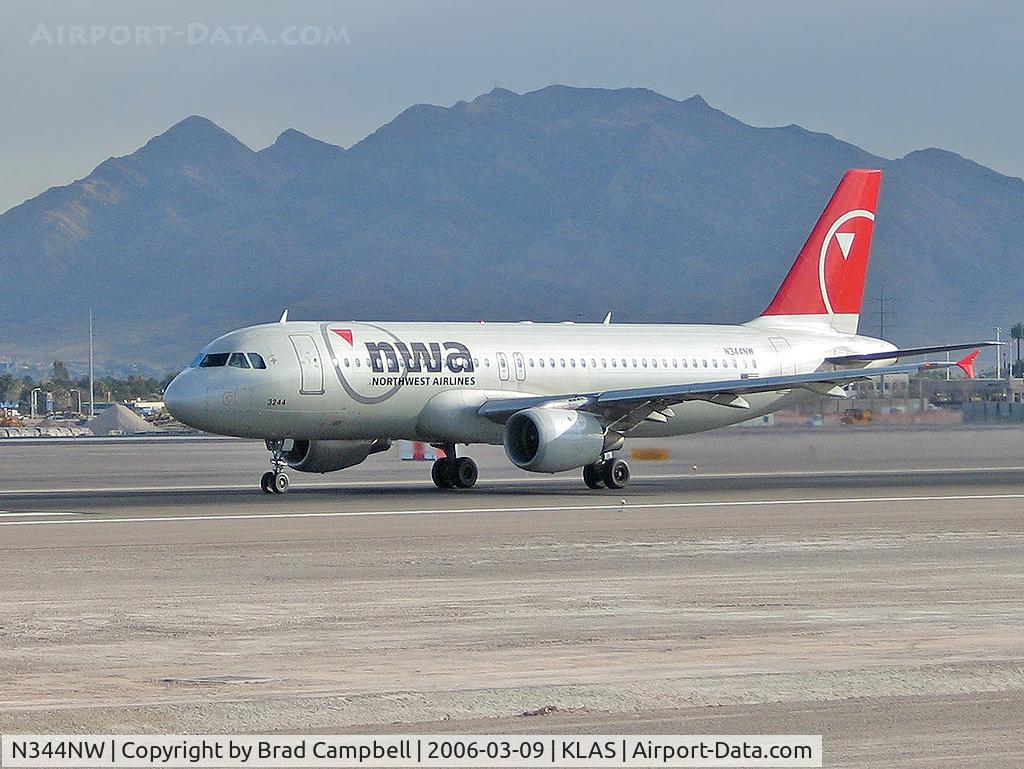 N344NW, 1993 Airbus A320-212 C/N 388, Northwest Airlines / 1993 Airbus Industrie A320-212
