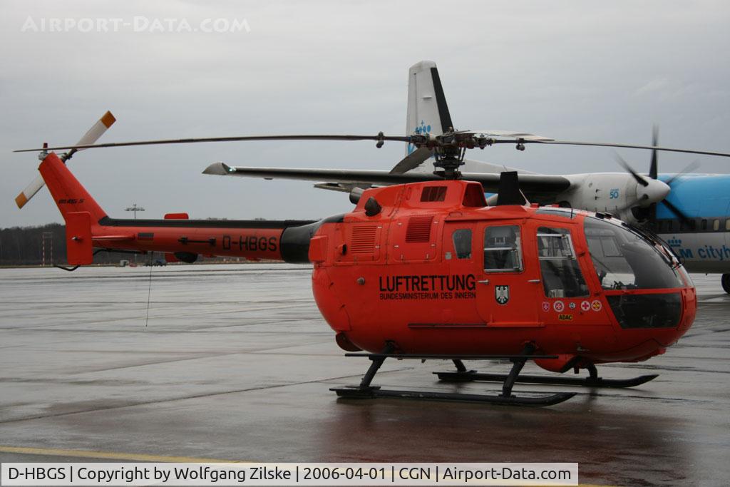D-HBGS, 1971 MBB Bo-105CBS-5 C/N 7205, On duty at CGN