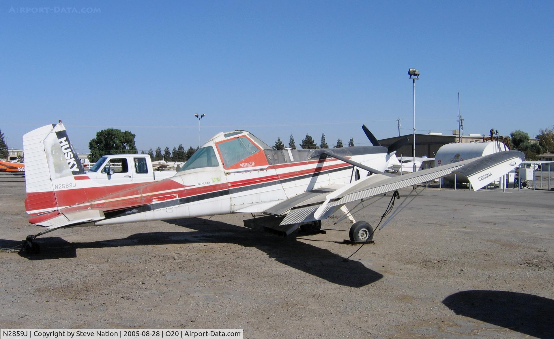 N2859J, 1979 Cessna A188B C/N 18803535T, San Joaquin Air 1978 Cessna T188C Husky rigged as duster @ Lodi-Kingdon Airport, CA
