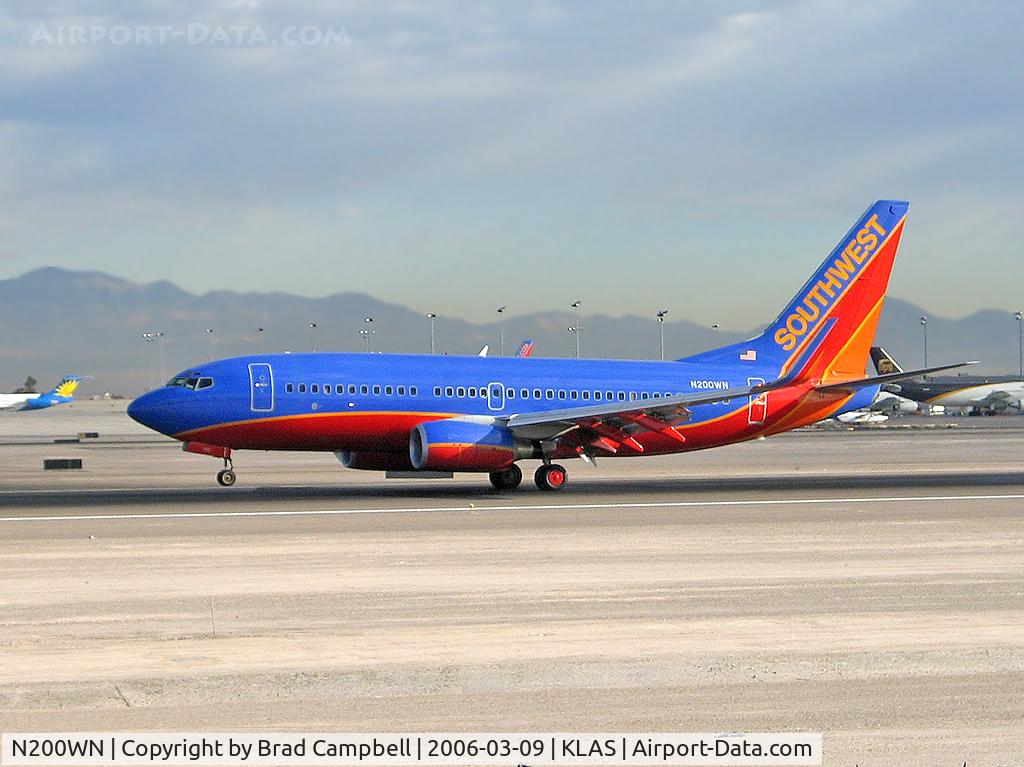 N200WN, 2005 Boeing 737-7H4 C/N 32482, Southwest Airlines / 2005 Boeing 737-7H4