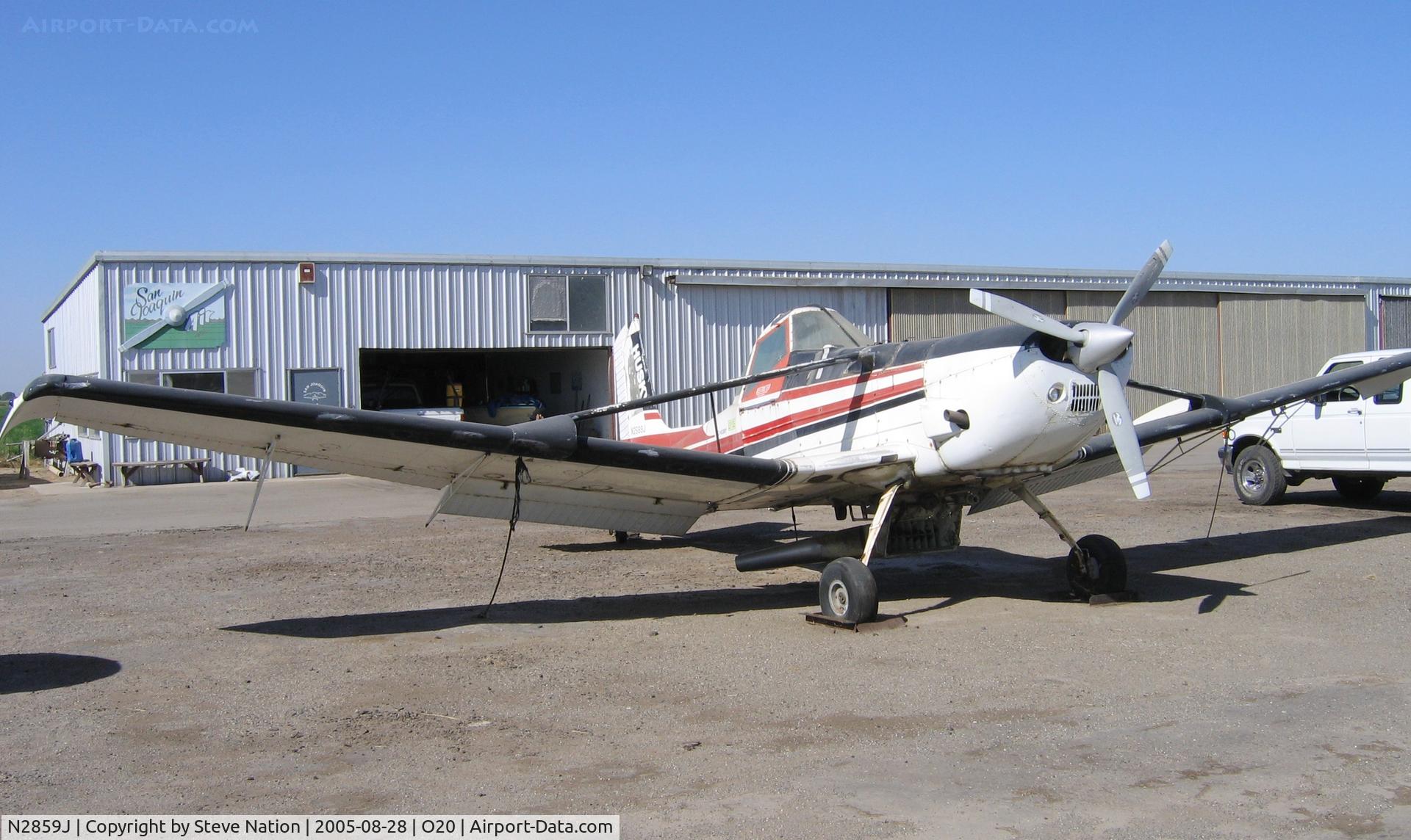N2859J, 1979 Cessna A188B C/N 18803535T, San Joaquin Air 1978 Cessna T188C Husky rigged as duster @ Lodi-Kingdon Airport, CA
