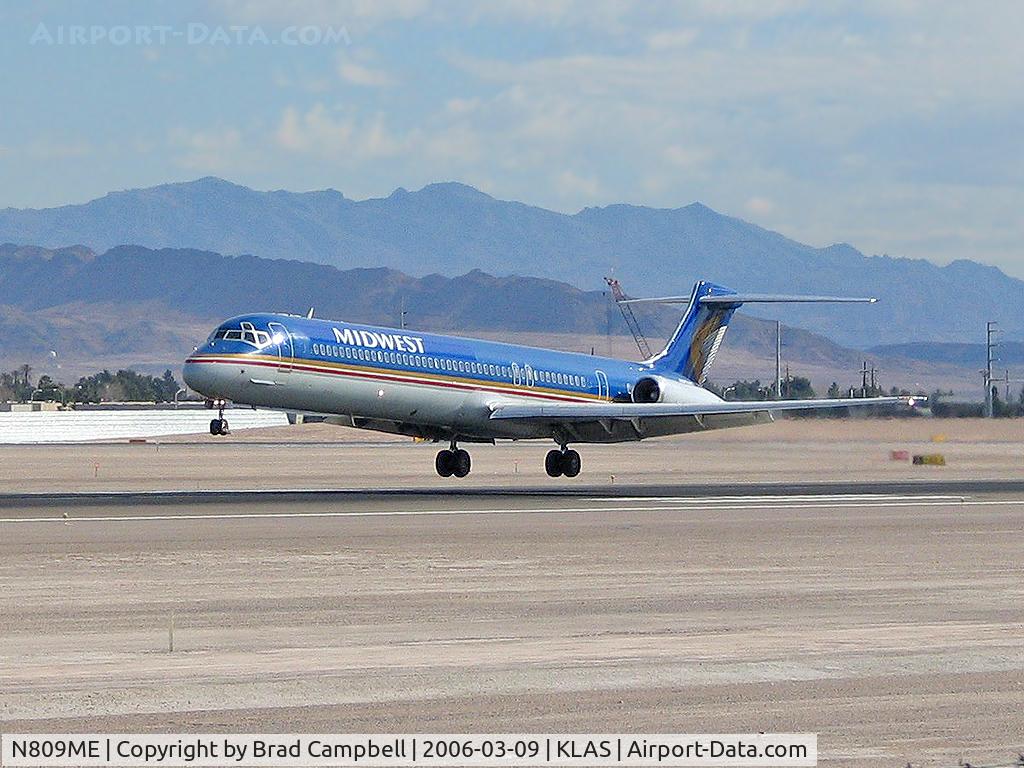 N809ME, 1981 McDonnell Douglas MD-82 (DC-9-82) C/N 48071, Midwest Airlines / 1981 Mcdonnell Douglas DC-9-82(MD-82)