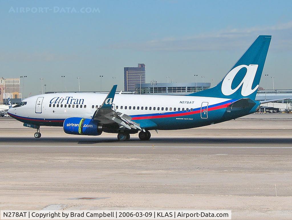 N278AT, 2005 Boeing 737-76N C/N 32665, airTran / 2005 Boeing 737-76N