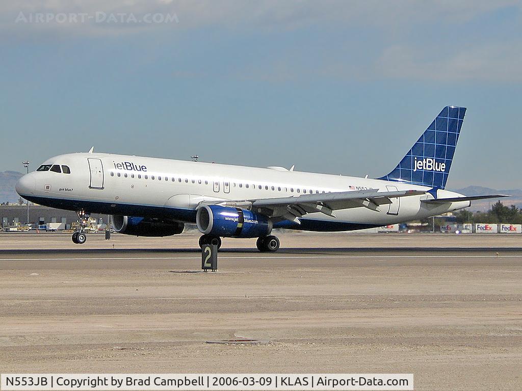 N553JB, 2002 Airbus A320-232 C/N 1896, jetBlue Airways - 'Got Blue?' / 2002 Airbus A320-232