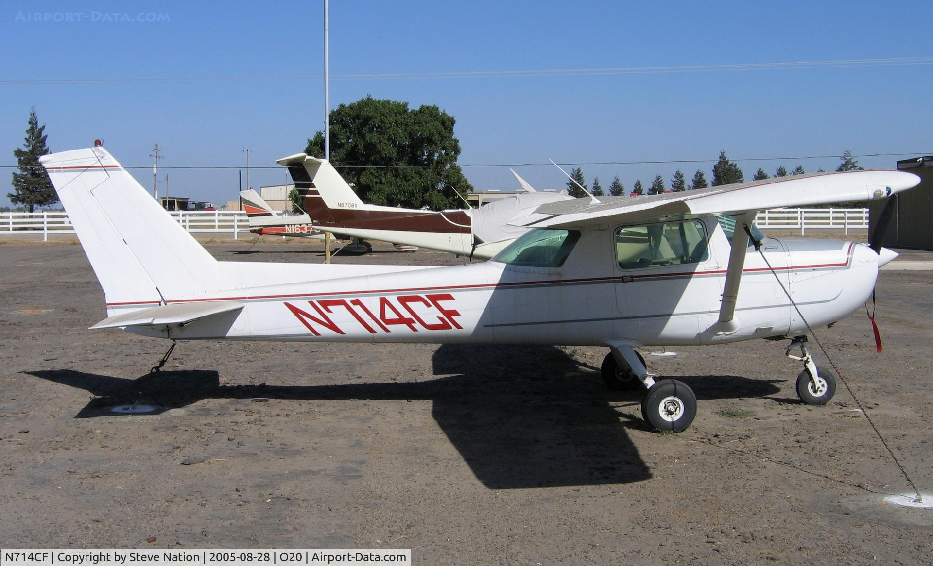 N714CF, 1976 Cessna 150M C/N 15079068, 1976 Cessna 150M @ Lodi-Kingdon Airport, CA