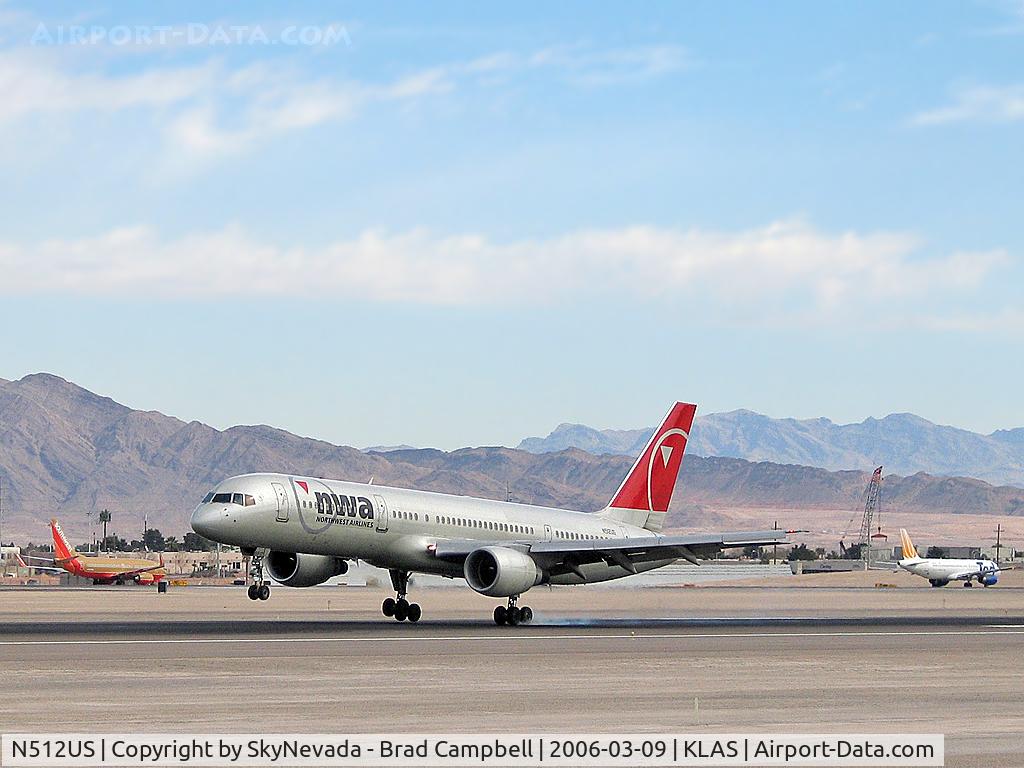 N512US, 1985 Boeing 757-251 C/N 23200, Northwest Airlines / 1985 Boeing 757-251