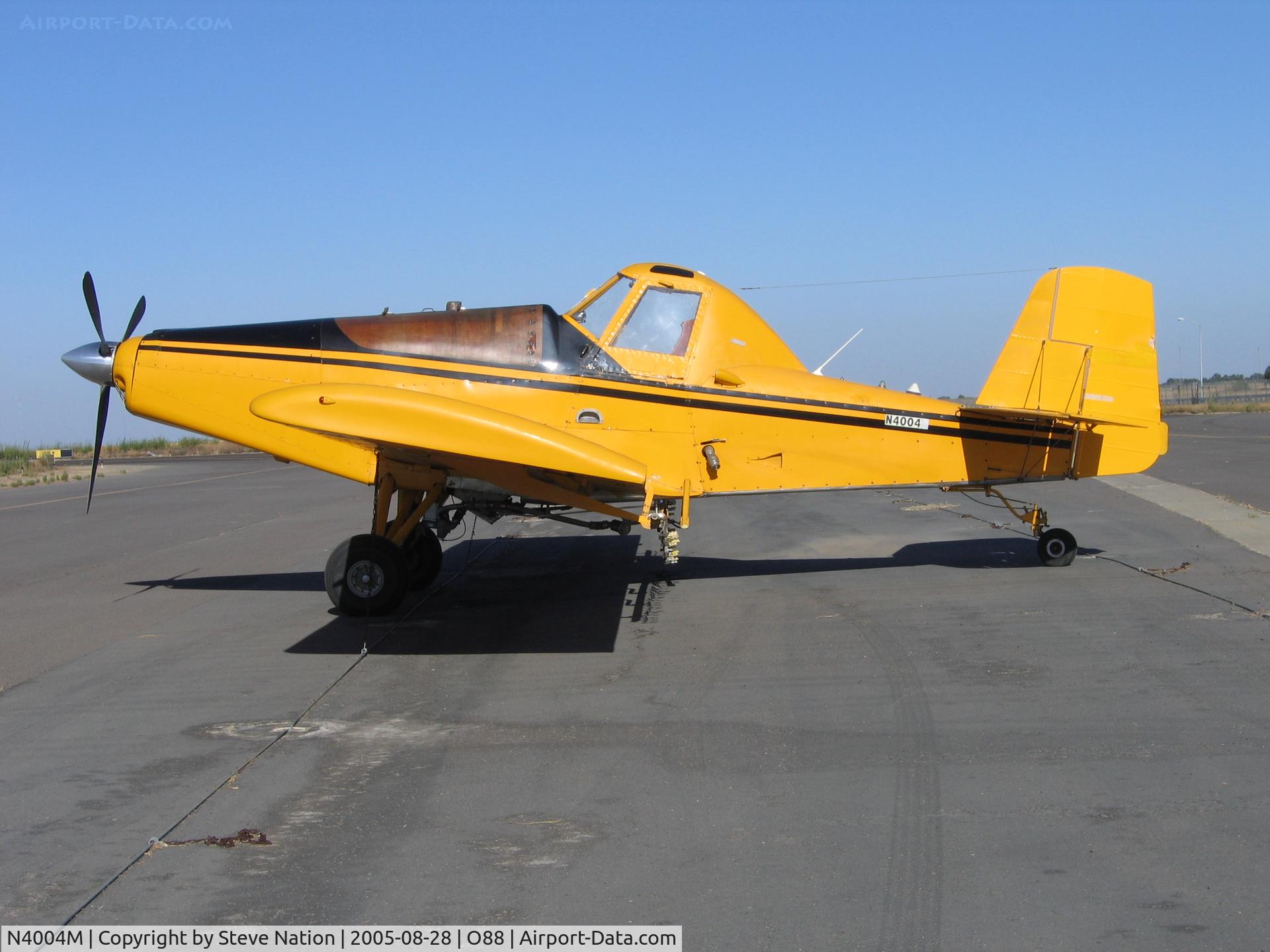 N4004M, 1978 Ayres S2R-600 Thrush C/N 2491R, Alexander Ag Aviation 1978 Ayres S2R-T34 rigged as sprayer (regn as N4004 only) @ Rio Vista Airport, CA