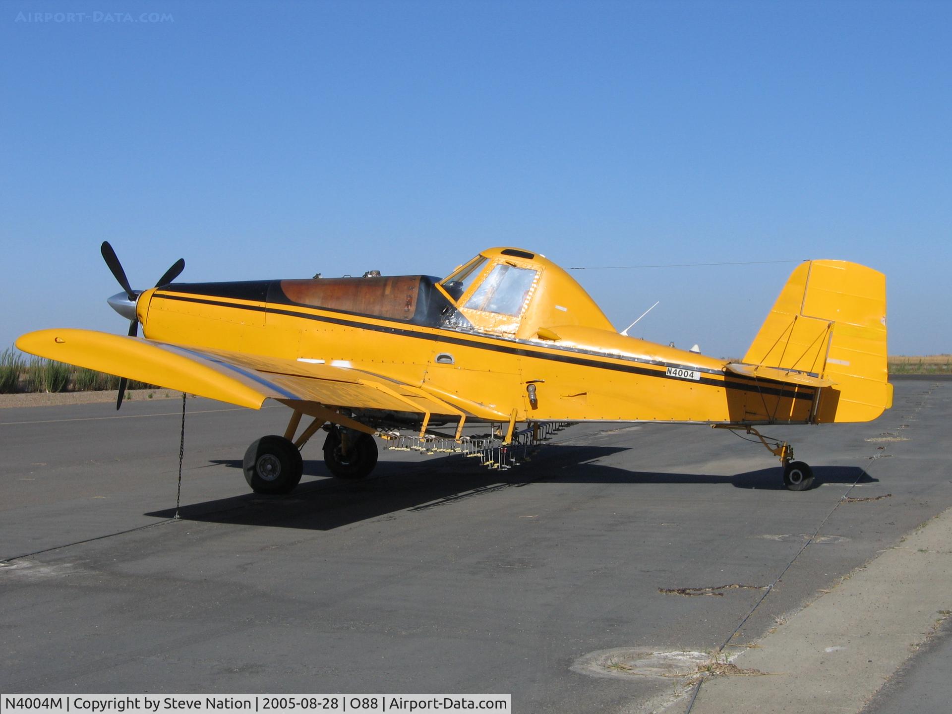 N4004M, 1978 Ayres S2R-600 Thrush C/N 2491R, Alexander Ag Aviation 1978 Ayres S2R-T34 rigged as sprayer (regn as N4004 only) @ Rio Vista Airport, CA