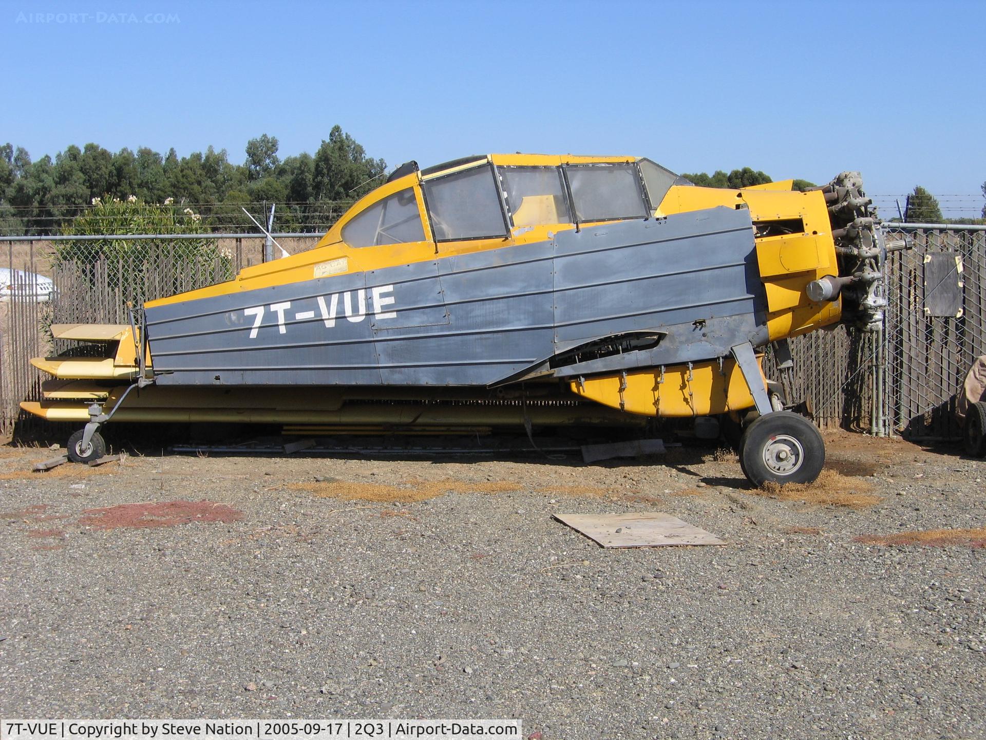 7T-VUE, 1979 Grumman-Schweizer G-164B C/N 531B, fuselage of ex-Algerian two seat Grumman G-164B Ag-Cat (became N50638) at Yolo County Airport, Davis, CA