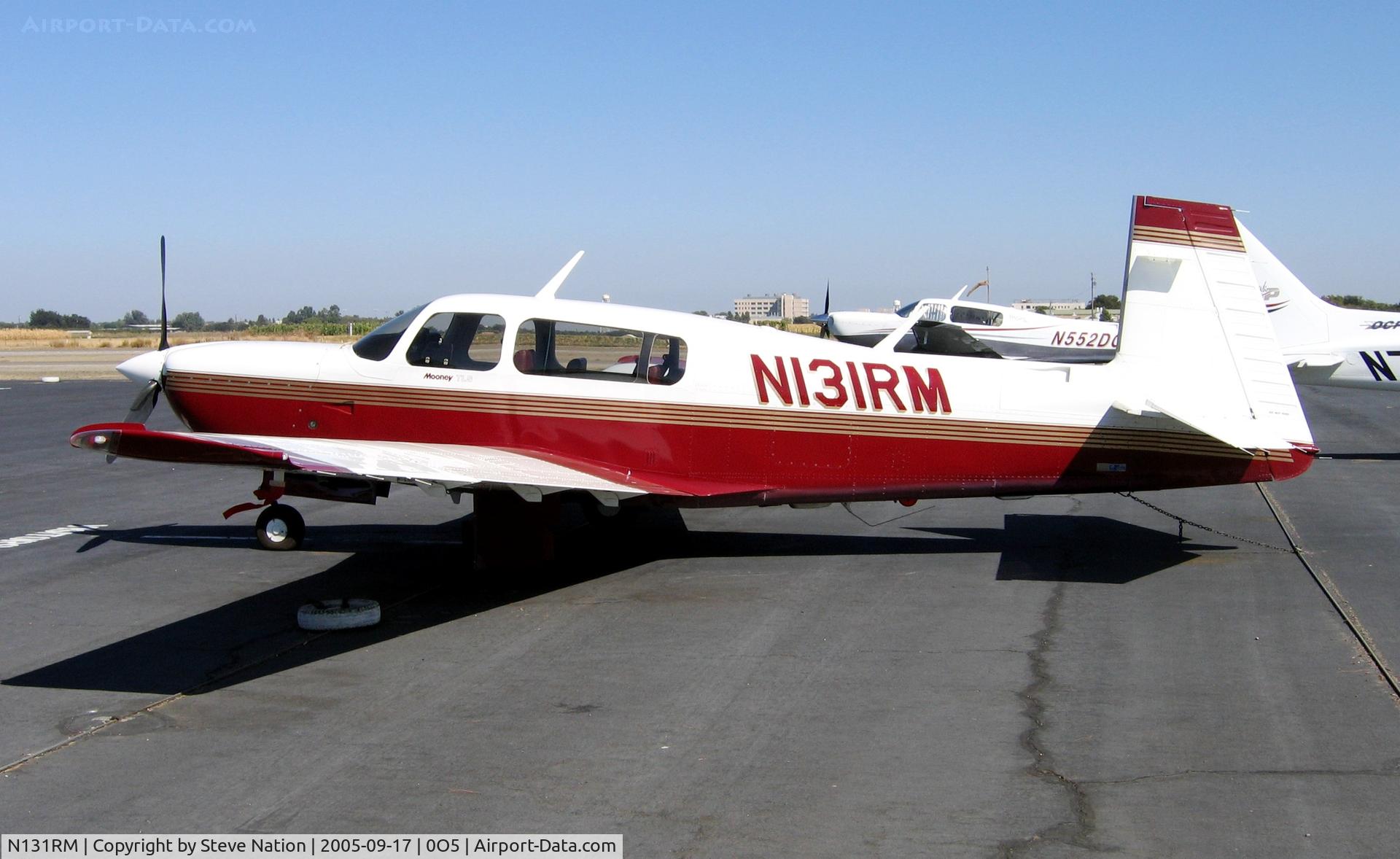 N131RM, 1996 Mooney M20M Bravo C/N 27-0218, Bone Steel 1996 Mooney M20M @ University Airport (Davis), CA
