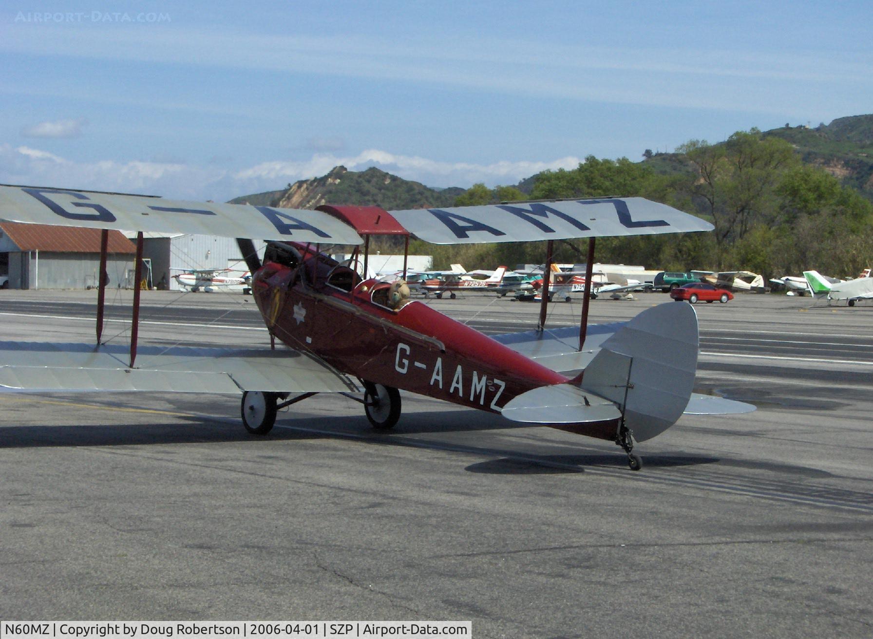 N60MZ, 1930 De Havilland DH-60G Gypsy Moth C/N 1293, 1930 DeHavilland GIPSY MOTH DH.60G, DeH Gipsy II 120 Hp, taxi to Runway 22
