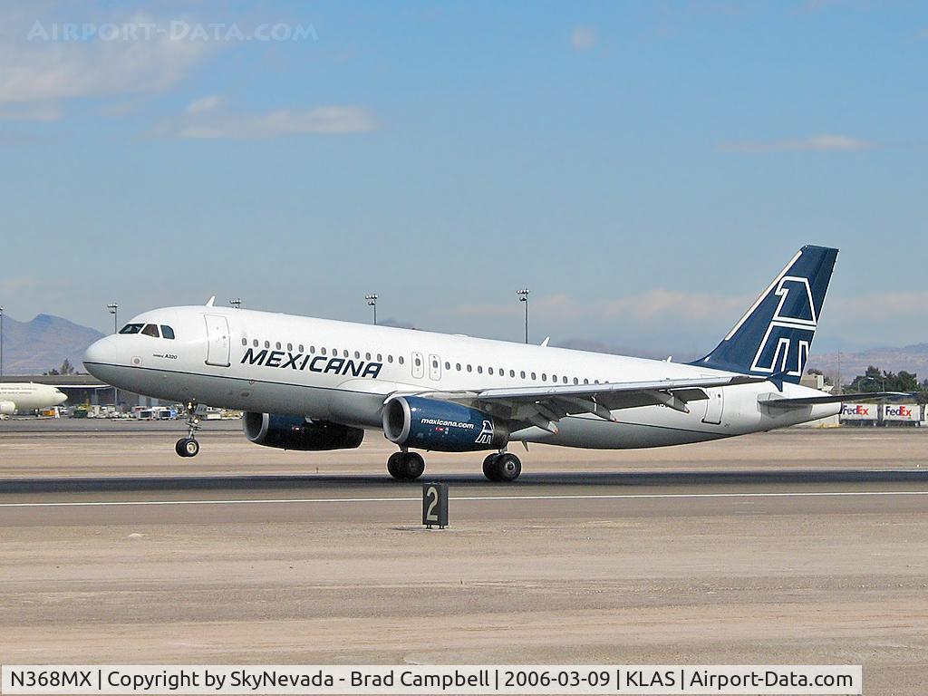 N368MX, 1992 Airbus A320-231 C/N 368, Mexicana Airlines / 1992 Airbus Industrie A320-231