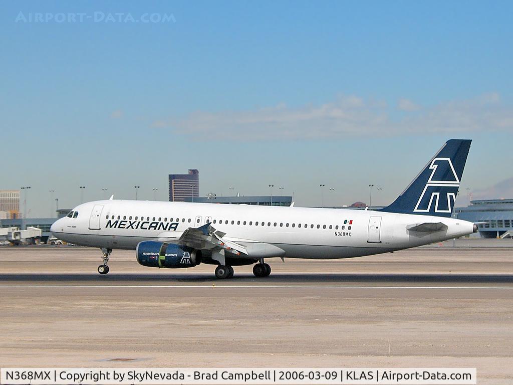 N368MX, 1992 Airbus A320-231 C/N 368, Mexicana Airlines / 1992 Airbus Industrie A320-231