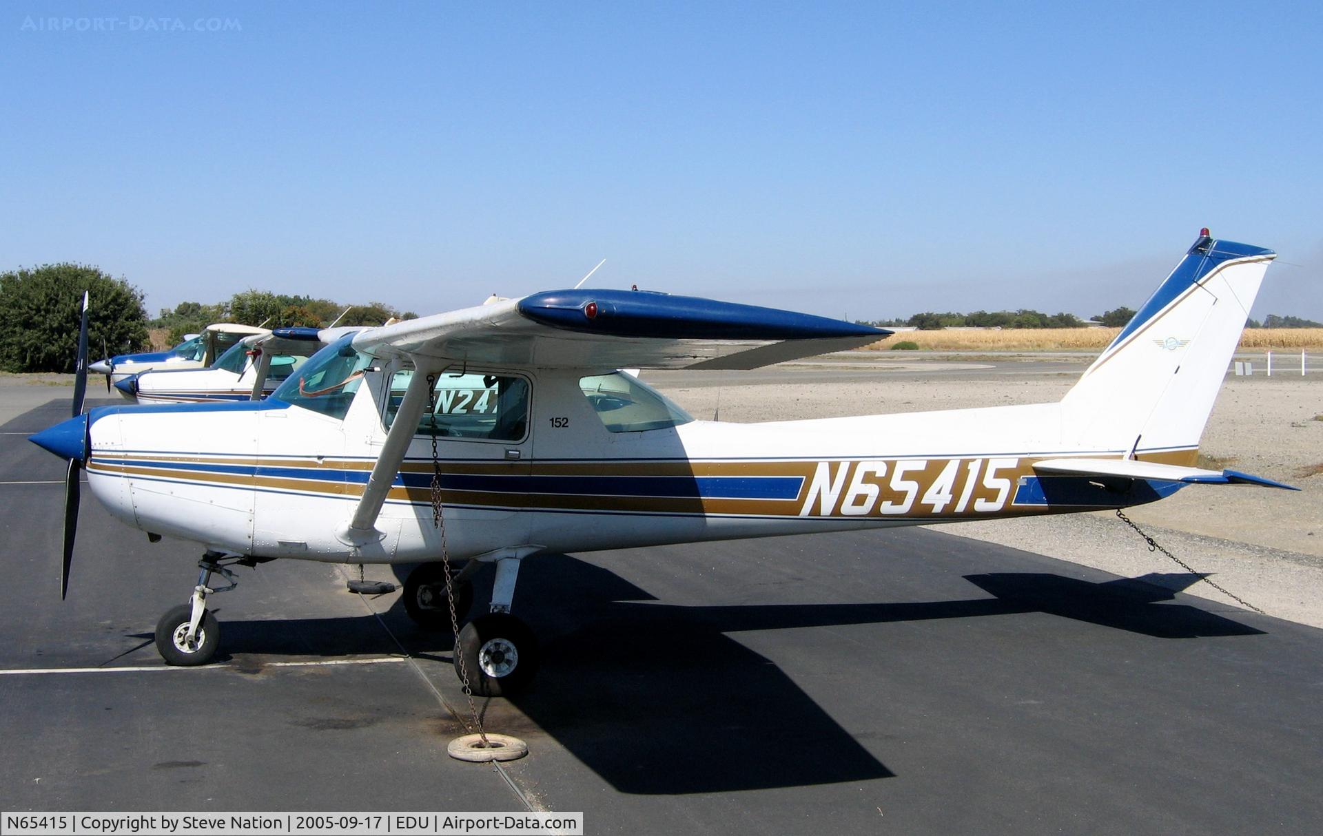 N65415, 1978 Cessna 152 C/N 15281537, Cal Aggie Flying Farmers aero club 1978 Cessna 152 @ University Airport, Davis, CA