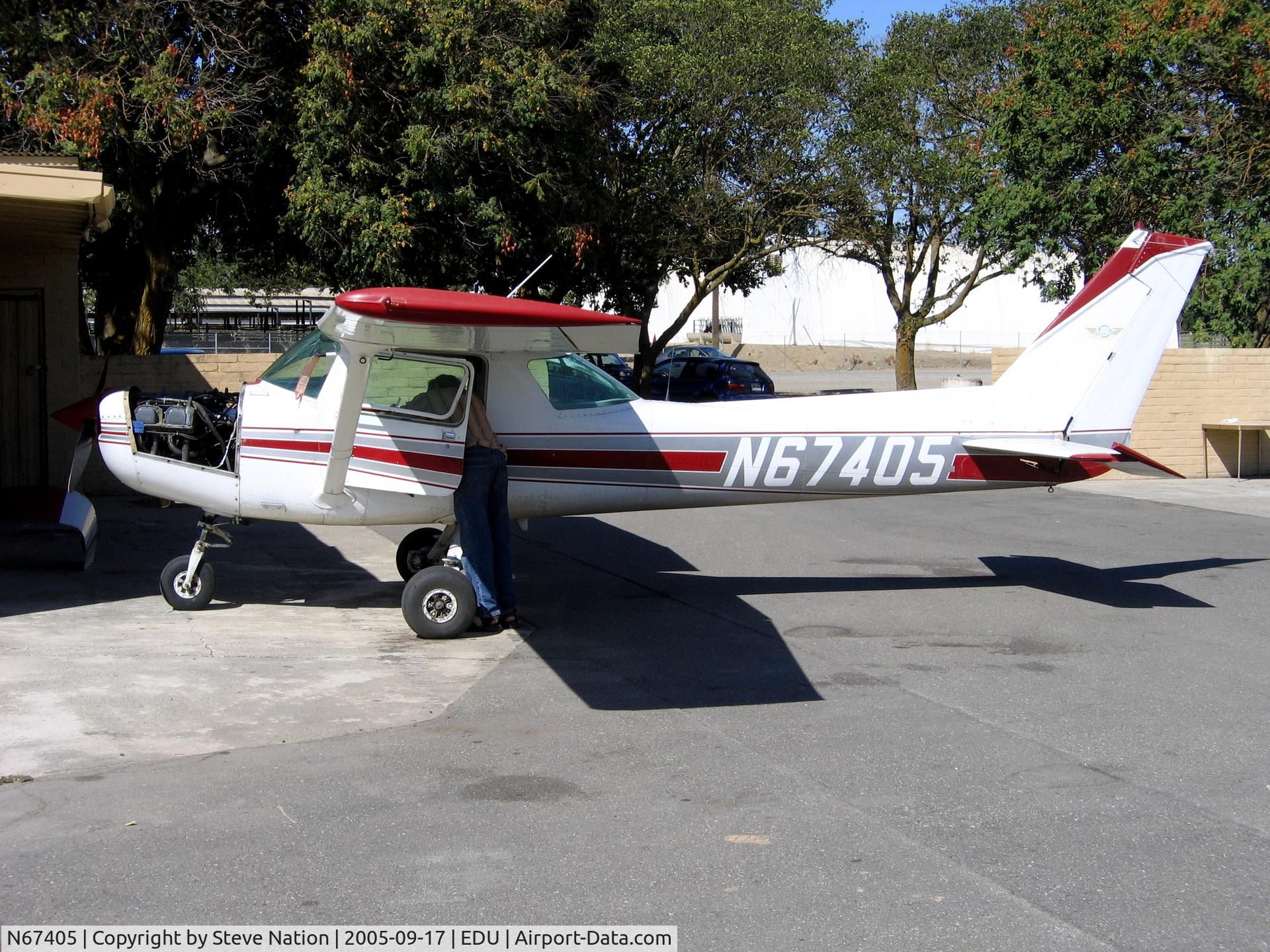 N67405, 1978 Cessna 152 C/N 15281819, Cal Aggie Flying Farmers aero club 1978 Cessna 152 @ University Airport, Davis, CA