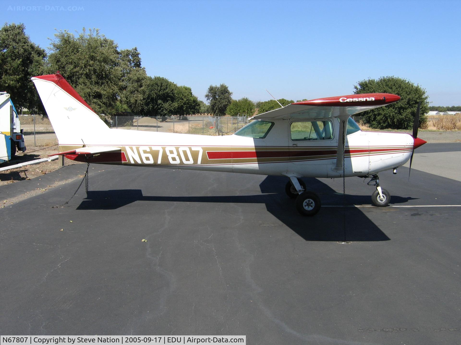 N67807, 1978 Cessna 152 C/N 15282031, Cal Aggie Flying Farmers aero club 1978 Cessna 152 @ University Airport, Davis, CA