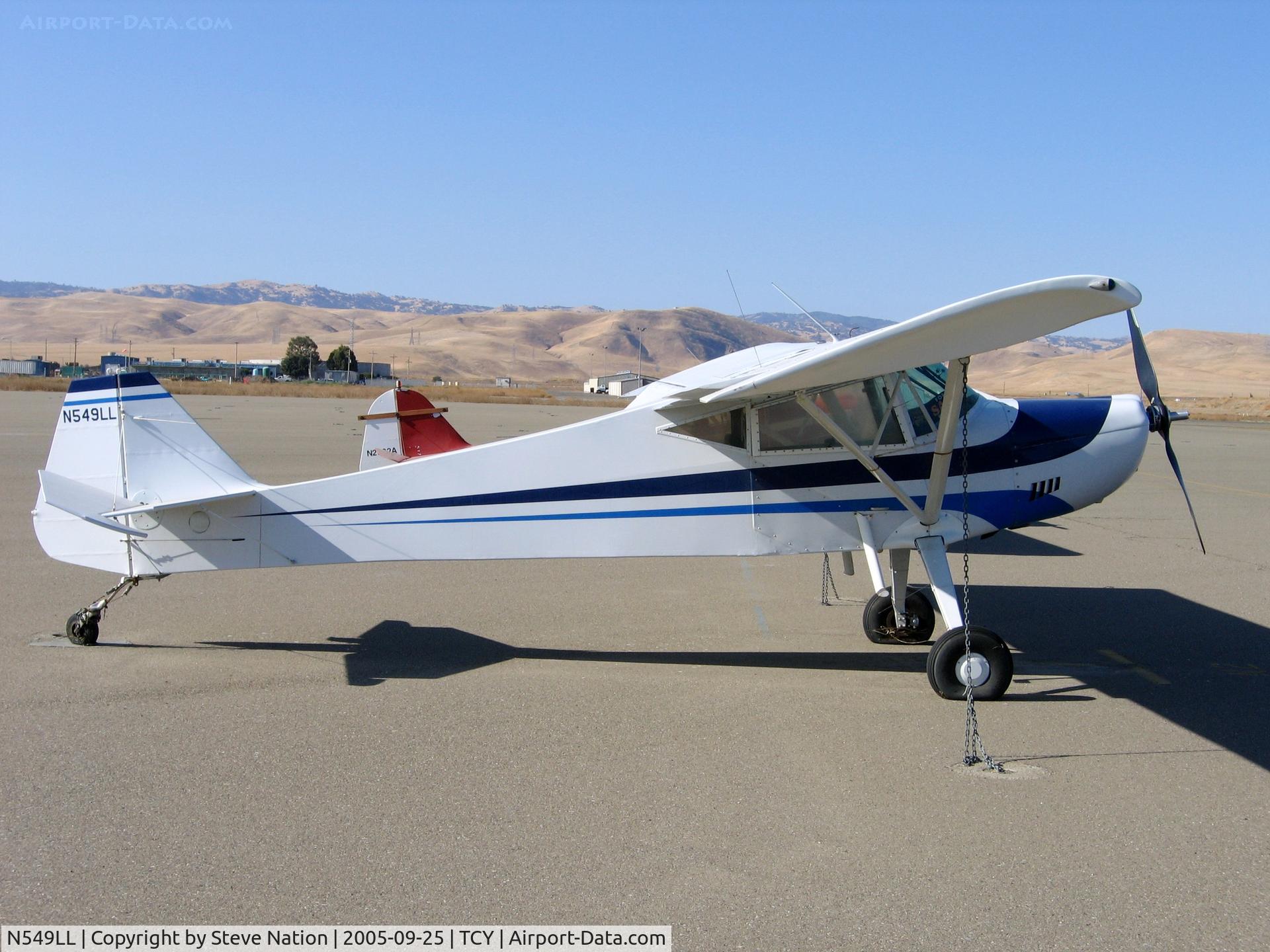 N549LL, 1986 Custom Flight North Star C/N 686-1, 1986 Ludwig North Star homebuilt @ Tracy Municipal Airport, San Joaquin County, CA