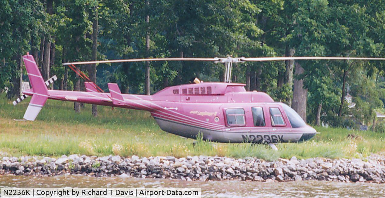 N2236K, 1994 Bell 206L-4 LongRanger C/N 52084, Bell 206 L4 Long Ranger at Smith Mt. Lake-Penhook Va. July1993