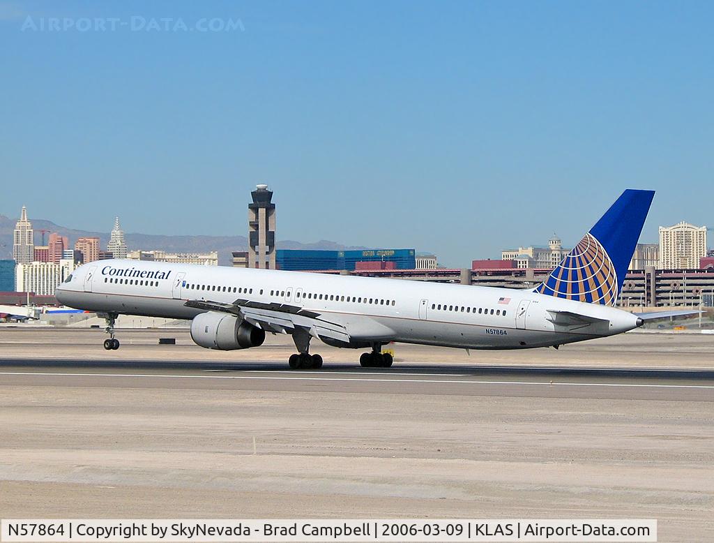 N57864, 2001 Boeing 757-33N C/N 32588, Continental Airlines / 2001 Boeing 757-33N