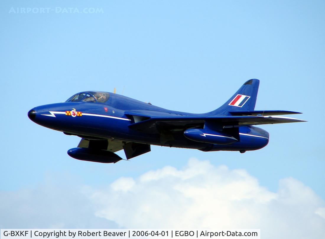 G-BXKF, 1958 Hawker Hunter T.7 C/N 41H/003315, Hawker Hunter T7