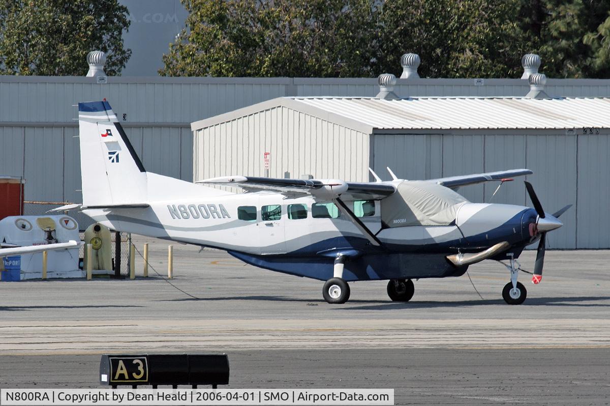 N800RA, 2002 Cessna 208 Caravan I C/N 20800360, Dairy Air Cessna 208 N800RA tied-down on the northeast side of the field.