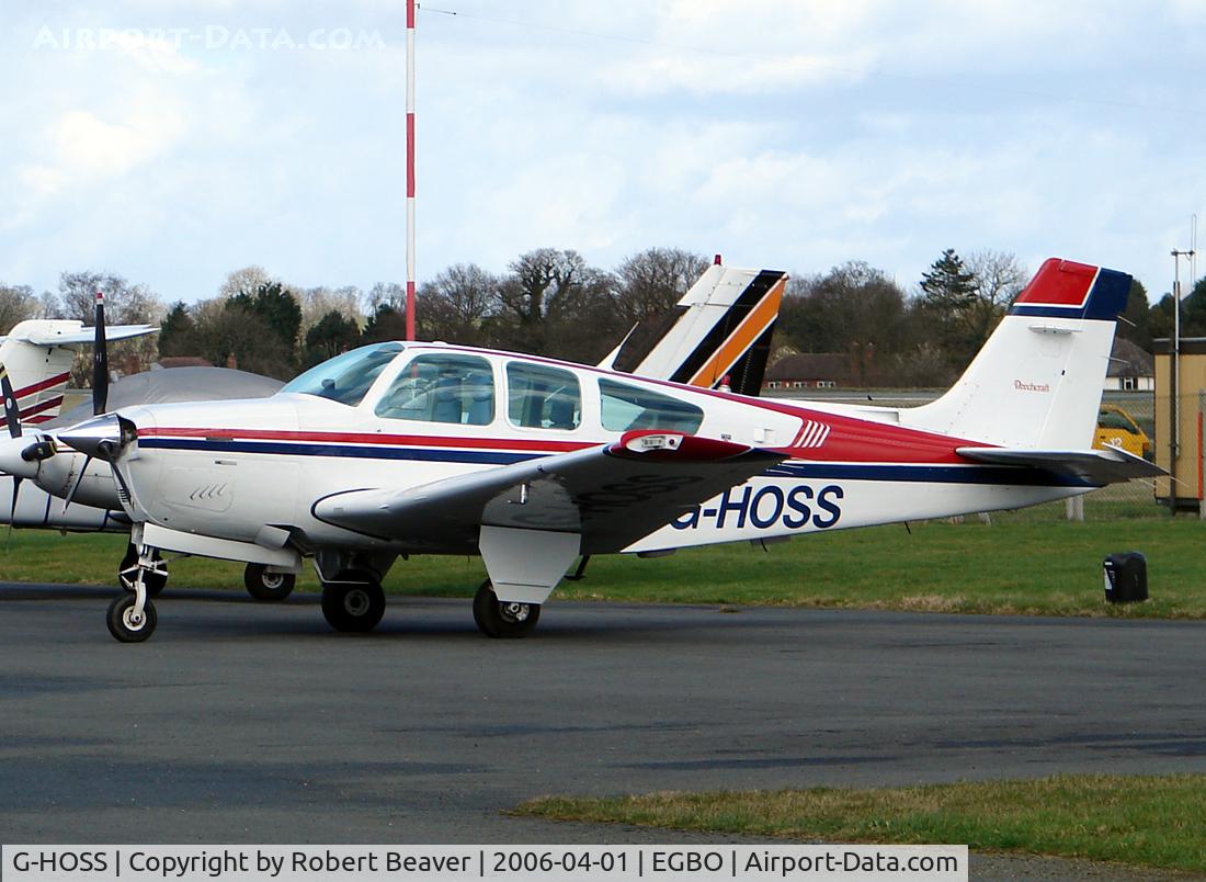 G-HOSS, 1987 Beech F33A Bonanza C/N CE-1151, Beechcraft F33A Bonanza