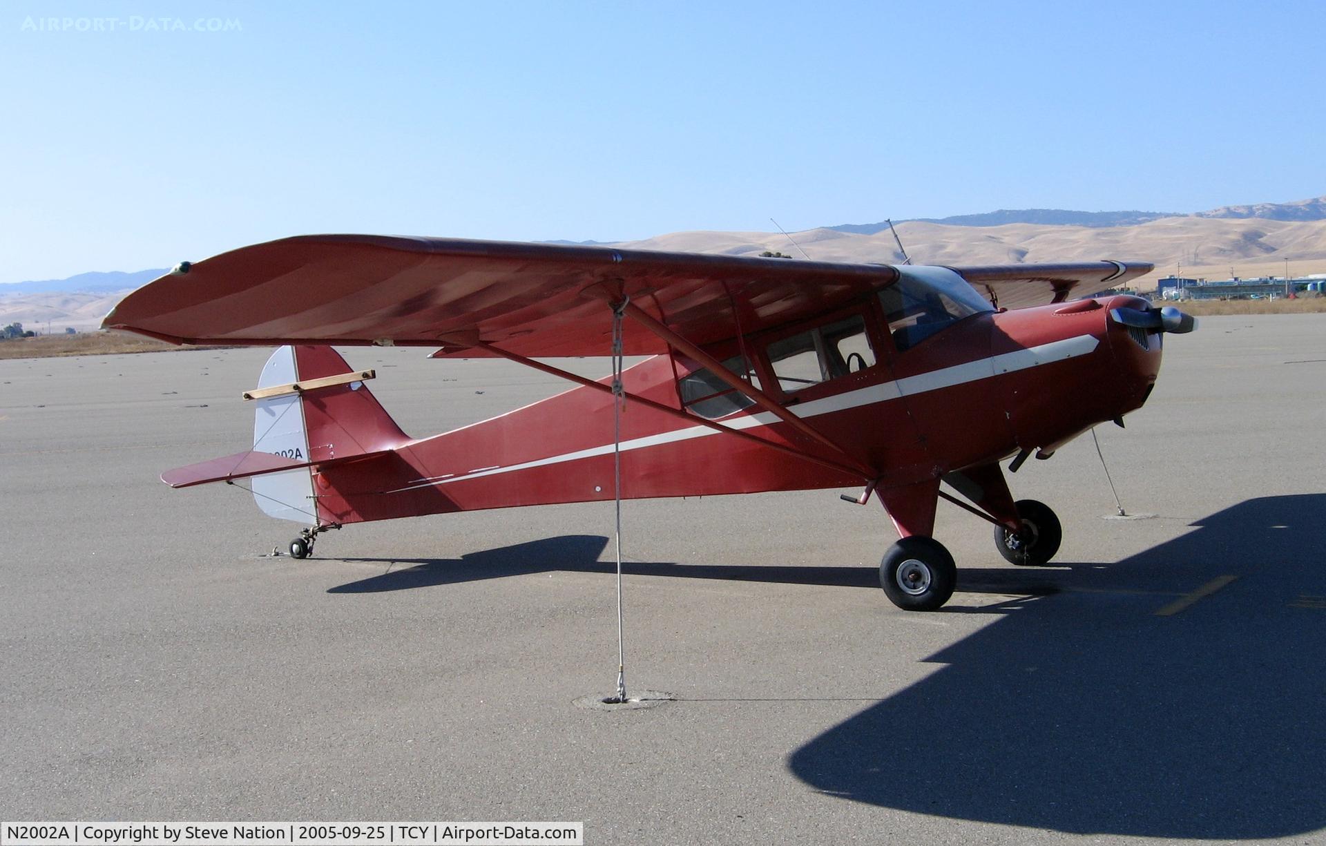 N2002A, 1979 Taylorcraft F-19 Sportsman C/N F-137, 1979 Taylorcraft F19 @ Tracy Municipal Airport, CA
