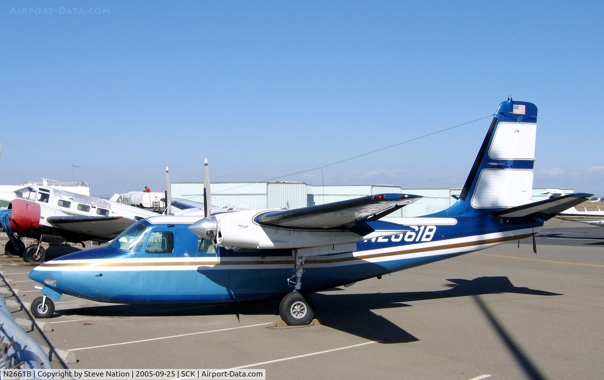 N2661B, 1961 Aero Commander 680-F C/N 680F-1006-44, 1961 Aero Commander 680F @ Stockton Metropolitan Airport, CA