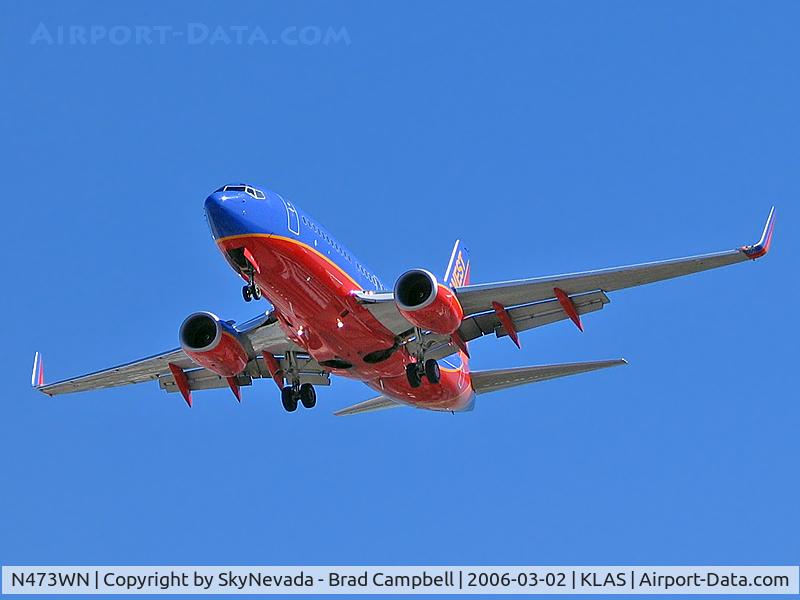 N473WN, 2004 Boeing 737-7H4 C/N 33832, Southwest Airlines / 2004 Boeing 737-7H4
