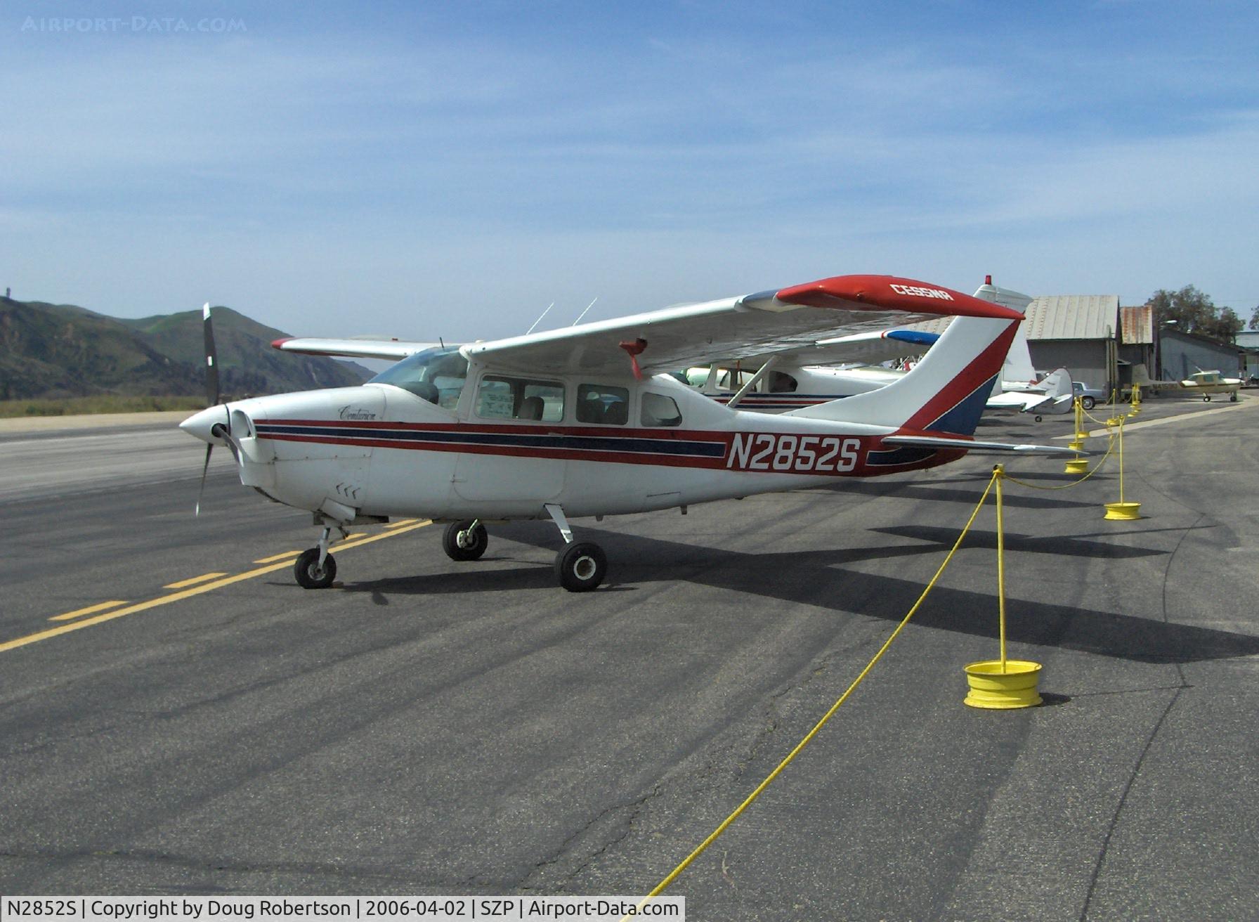 N2852S, Cessna 210H Turbo Centurian Centurion C/N 21058974, Cessna 210H CENTURION, Continental TSIO-520 285 Hp, Robertson STOL mod, 7 hour endurance w/long range tanks