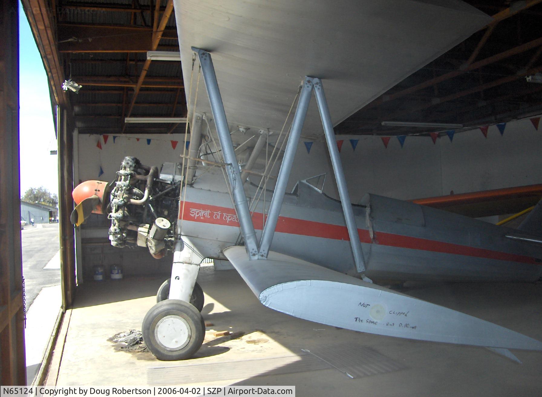 N65124, 1943 Boeing A75N1(PT17) C/N 75-1260, 1943 Boeing Stearman A75N1 (PT-17) '(Wingtips) Not Clipped-The Same...but different'