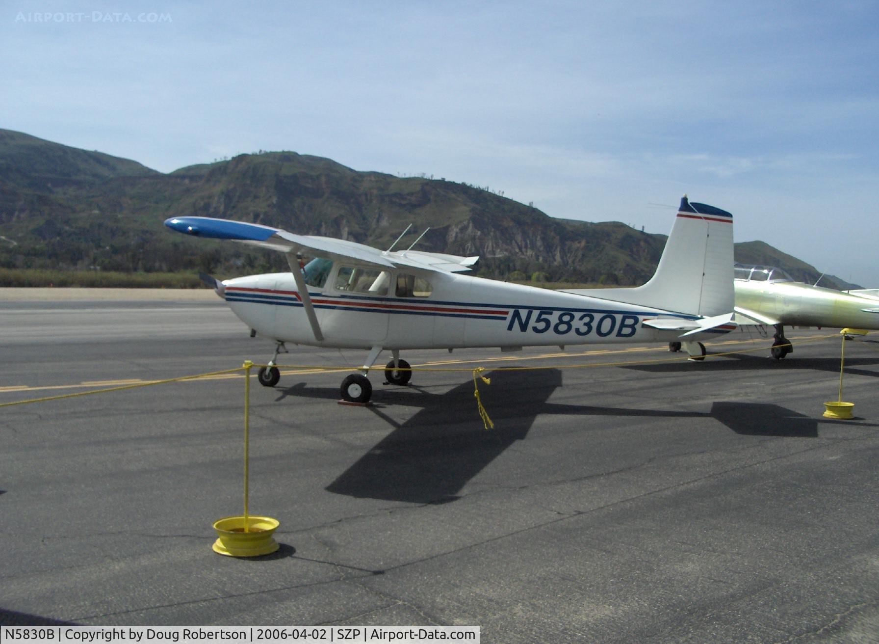 N5830B, 1956 Cessna 182 Skylane C/N 33830, 1956 Cessna 182, Continental O-470-S 230 hp (1st year of production)