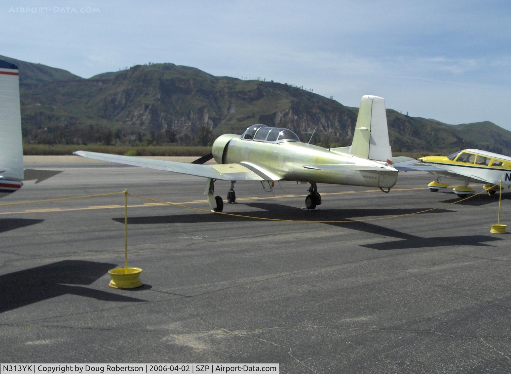 N313YK, 1964 Nanchang CJ-6A C/N 1032013, 1964 Nanchang China CJ-6A, alodine finish, Vedeneev (Ivchenko) M-14P 9 cylinder radial 360 Hp upgrade