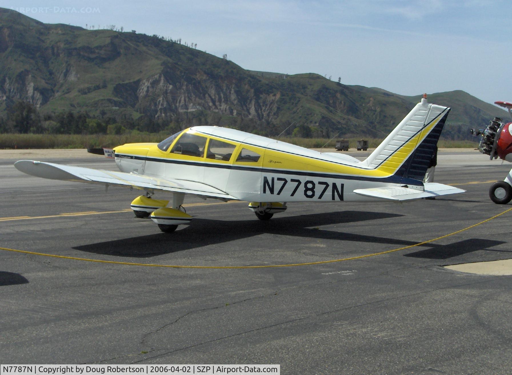 N7787N, 1969 Piper PA-28-180 Cherokee C/N 28-5235, 1969 Piper PA-28-180D CHEROKEE, Lycoming O&VO-360 180 Hp