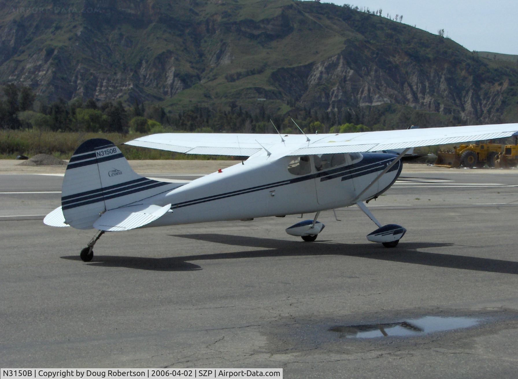 N3150B, Cessna 170B C/N Not found, 1952 Cessna 170B, Continental C145-2 145 Hp, extended tail wheel, taxi to Runway 04