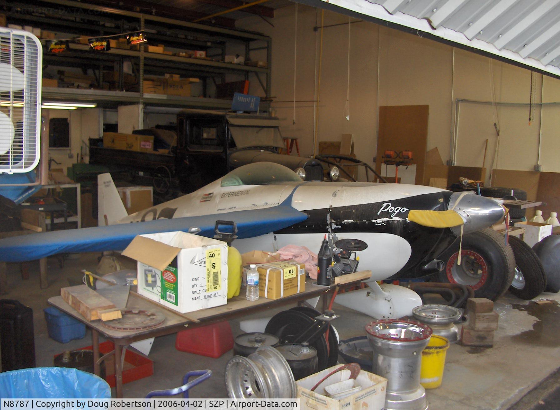 N8787, Wise Owl Racer 65-2 C/N A0-1, Wise OWL RACER 65-2 'POGO', #87, Continental O-200 turns 4,000 rpm-140 Hp with short prop