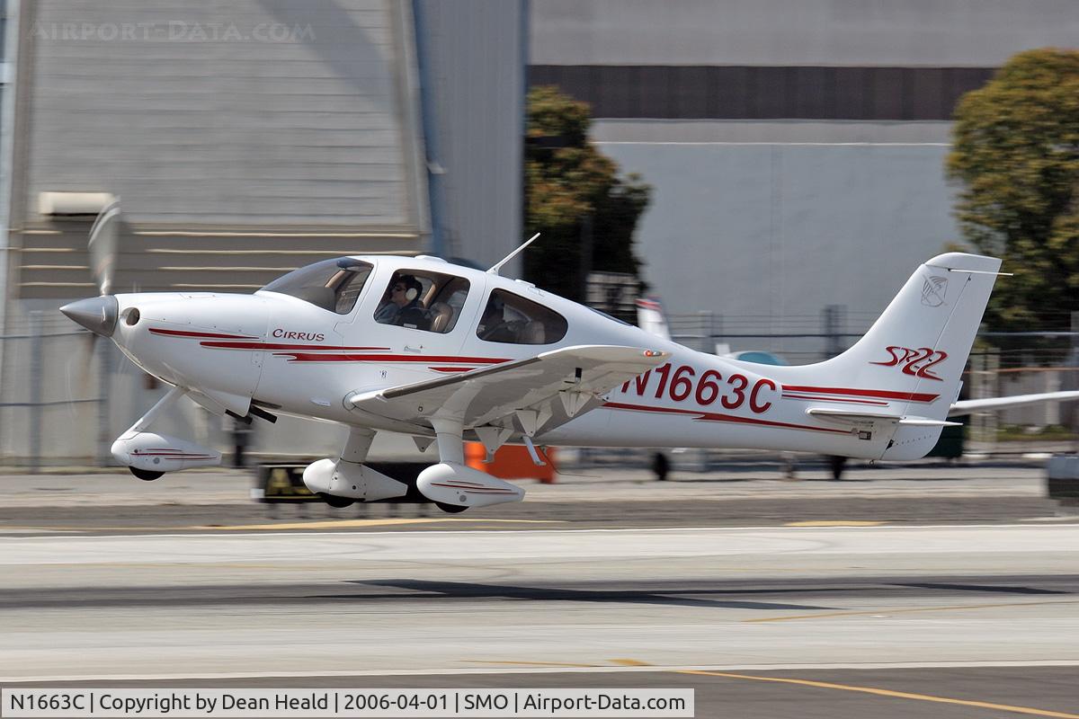 N1663C, 2003 Cirrus SR22 C/N 0585, Olson Aviation LLC 2003 Cirrus SR22 N1663C departing RWY 21.
