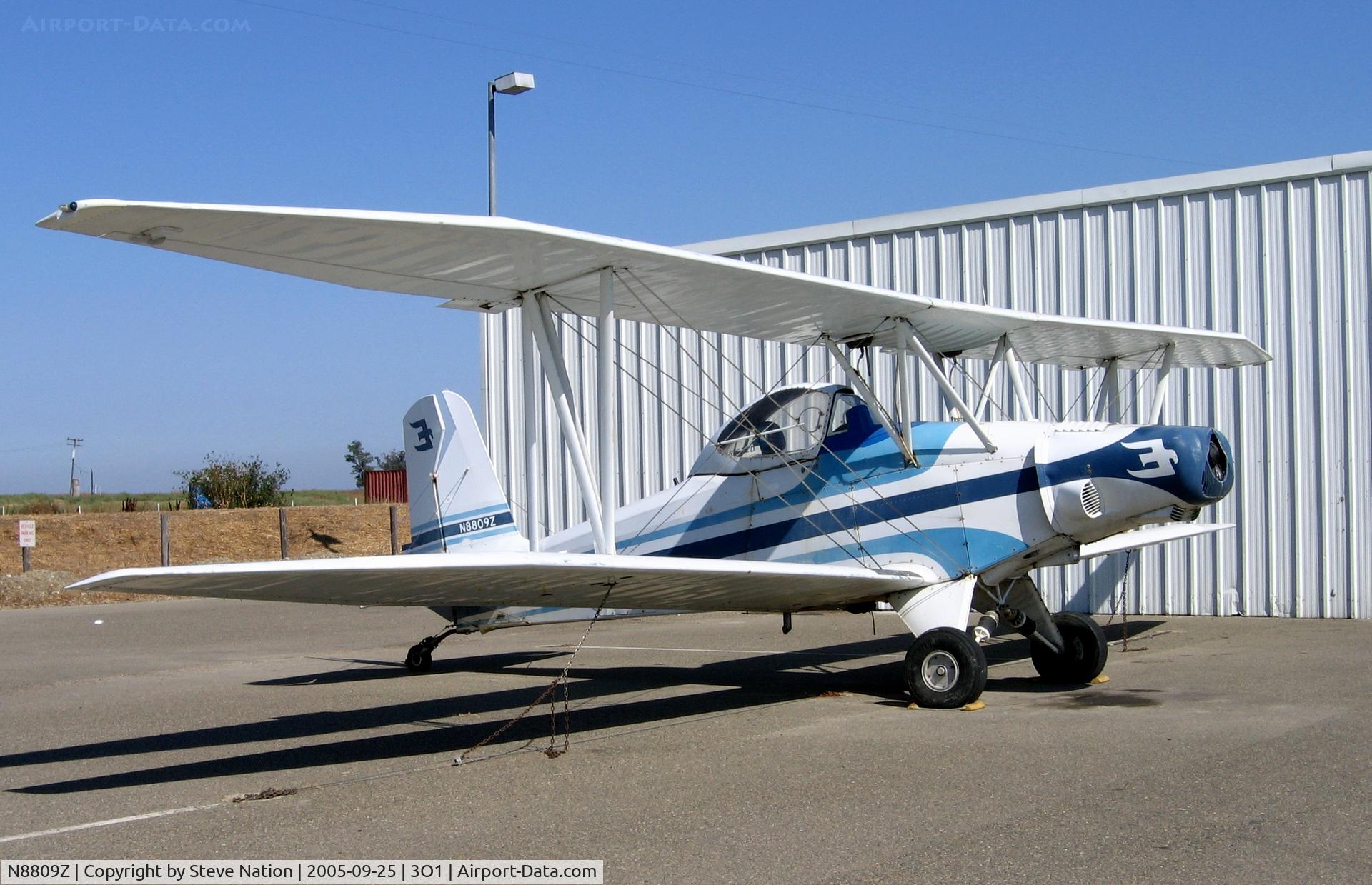 N8809Z, 1982 Eagle Aircraft Co EAGLE DW-1 C/N DW-1-0060-82, Newman Air Service 1982 Eagle DW-1 crop duster out of service @ Gustine Municipal Airport, CA
