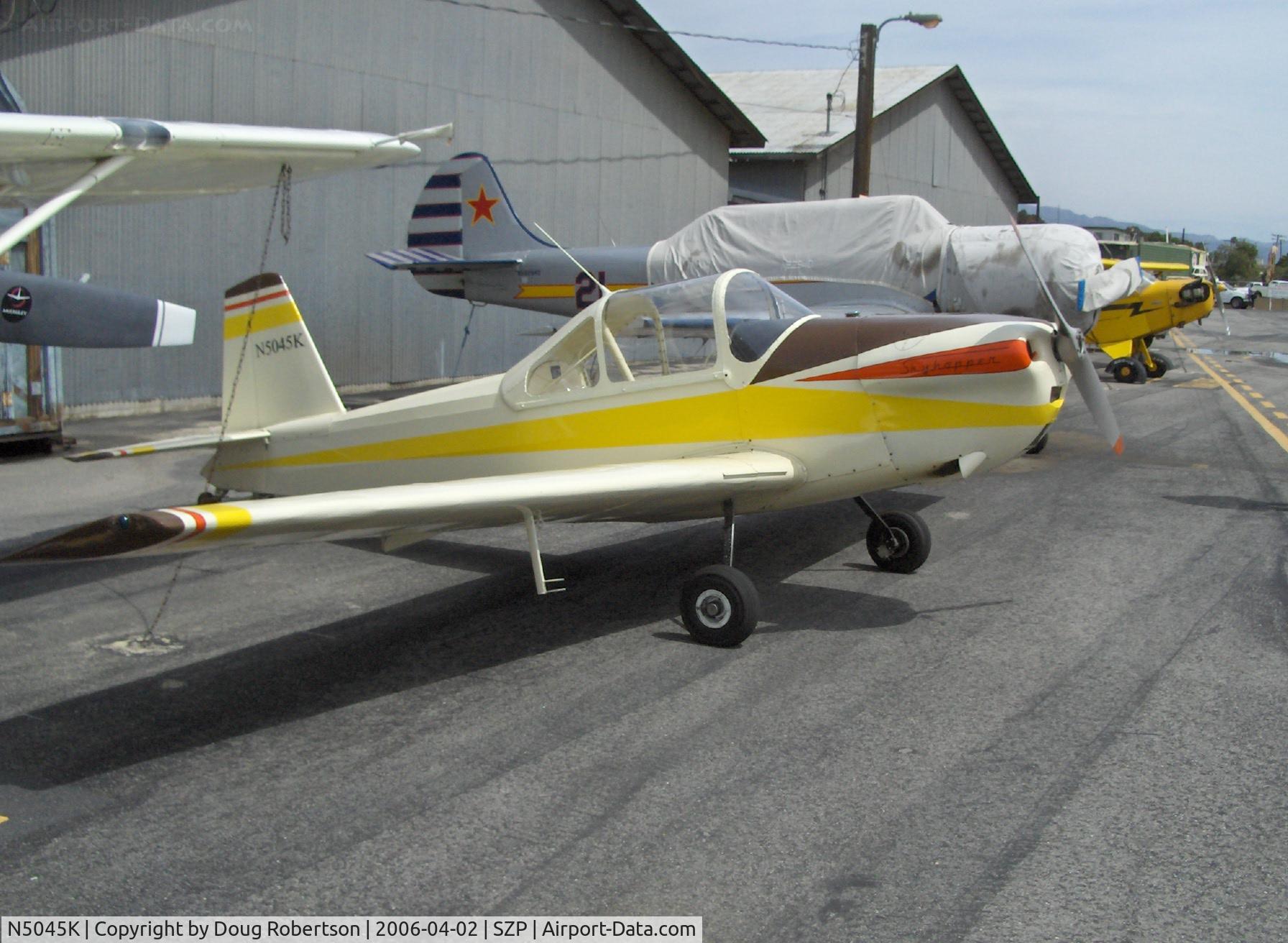 N5045K, Rosenhan SKYHOPPER C/N 1, 1986 Rosenhan SALVAY-STARK SKYHOPPER, Continental O-200 100 Hp