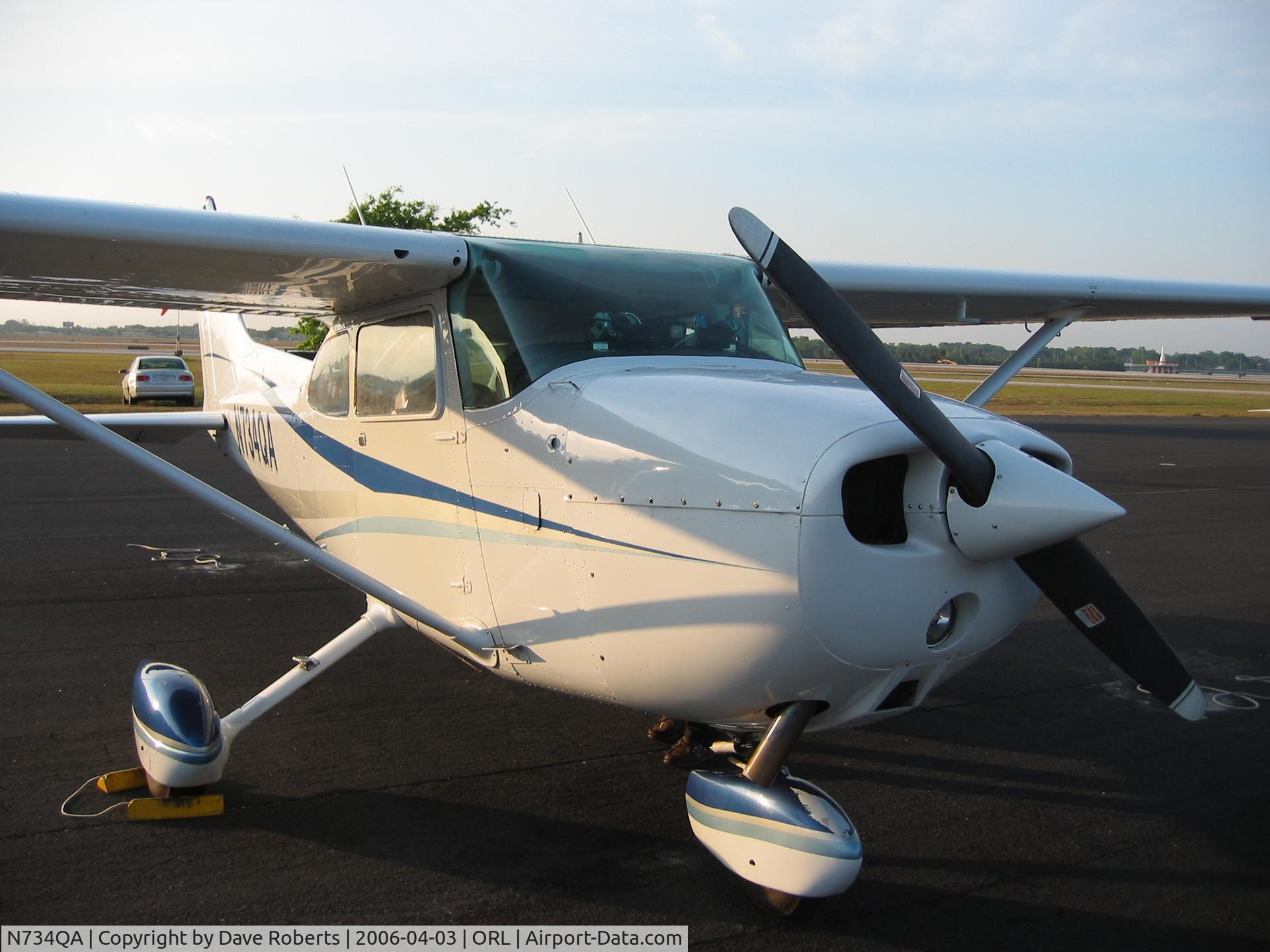 N734QA, 1977 Cessna 172N C/N 17269020, Nose shot before demo ride