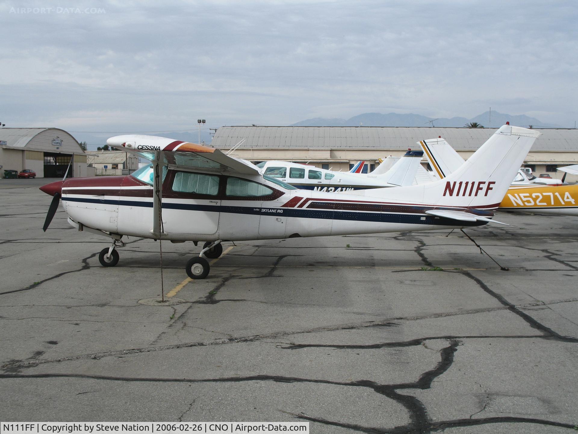 N111FF, 1978 Cessna TR182 Turbo Skylane RG C/N R18200807, 1978 Cessna TR182 @ Chino Municipal Airport, CA