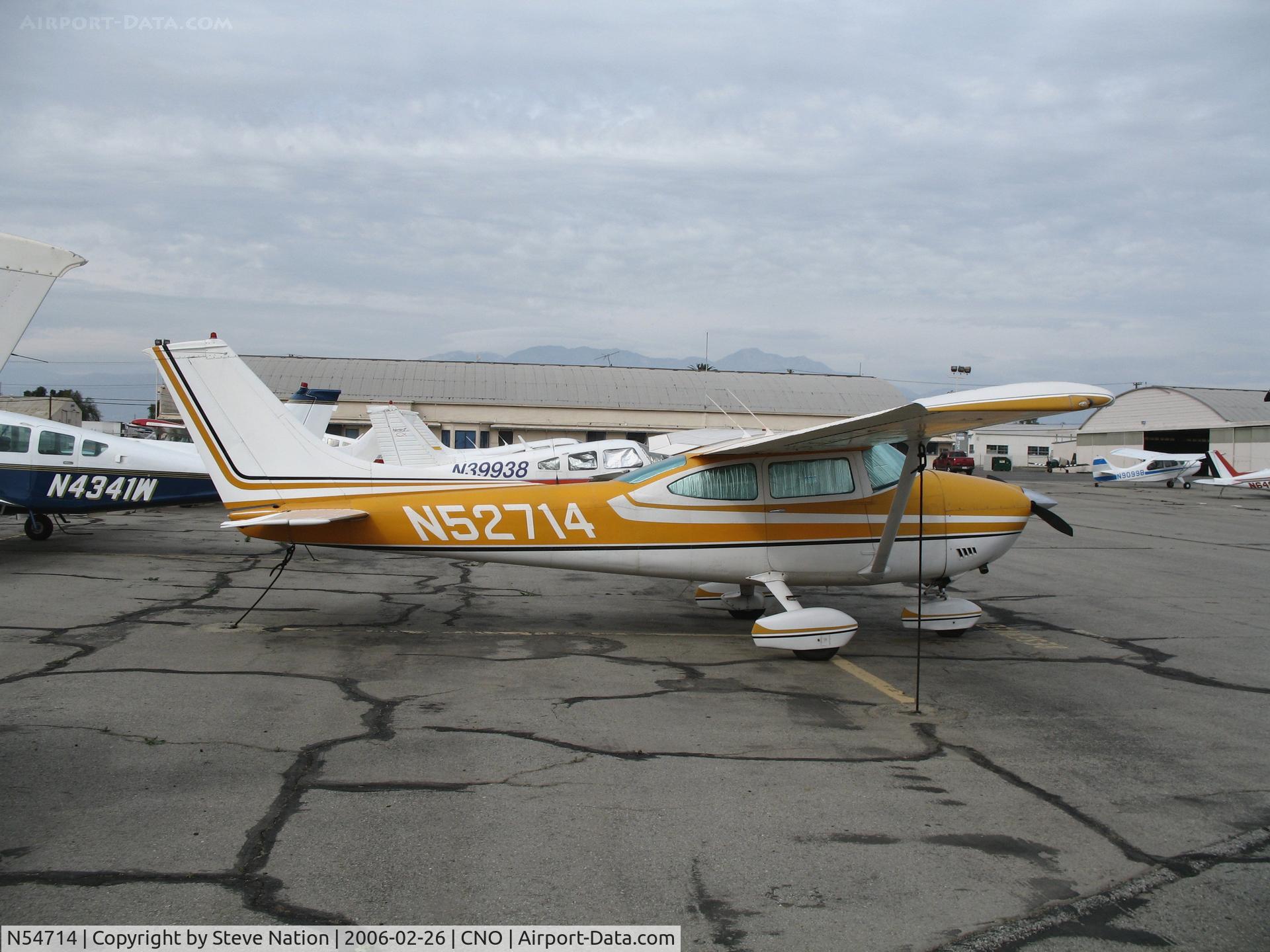 N54714, 1943 Fairchild M-62A C/N T43-7034, 1974 Cessna 182P @ Chino Municipal Airport, CA