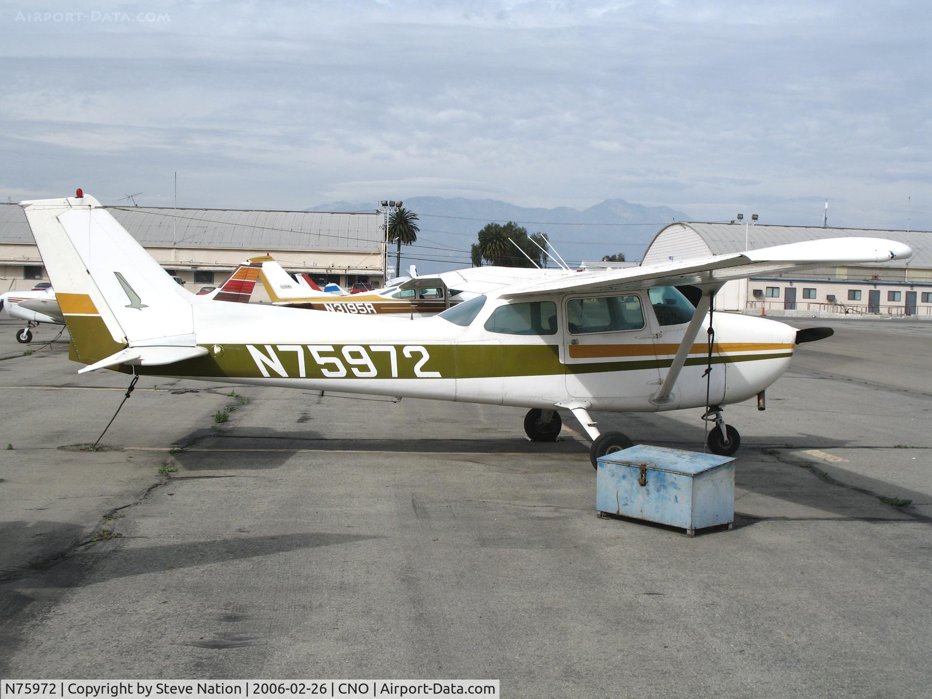 N75972, 1976 Cessna 172N C/N 17268076, 1976 Cessna 172N @ Chino Municipal Airport, CA