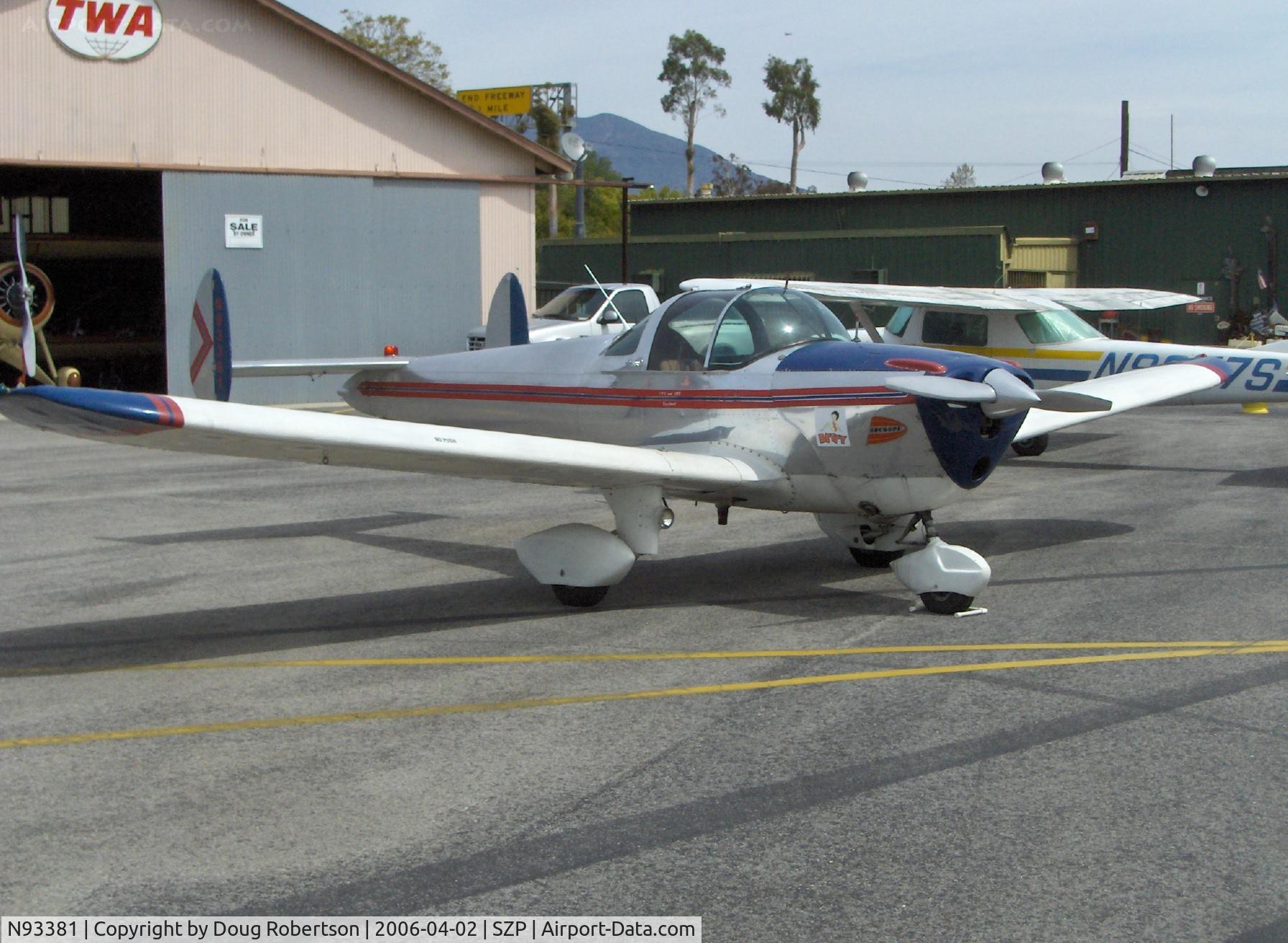 N93381, 1946 Erco 415D Ercoupe C/N 704, 1946 Ercoupe 415-D Continental A&C75 75 Hp