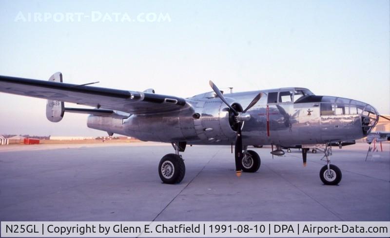 N25GL, 1944 North American TB-25N Mitchell C/N 44-29465 (108-32740), Late Evening on the ramp