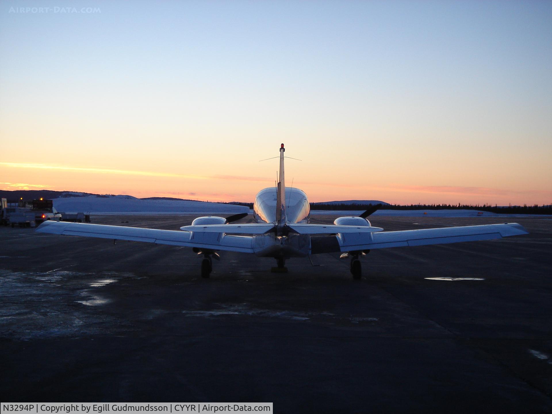 N3294P, 1957 Piper PA-23 C/N 23-1244, Piper Geronimo Apache in Goose Bay, Canada CYYR