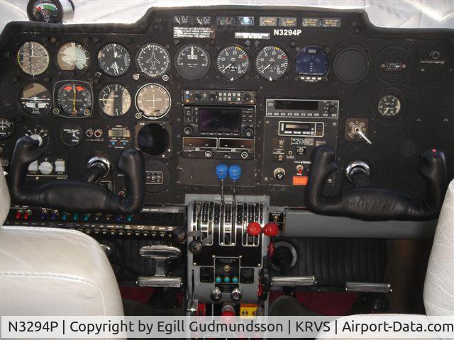 N3294P, 1957 Piper PA-23 C/N 23-1244, Geronimo Instrument panel with Garmin 430 w/terrain warning
