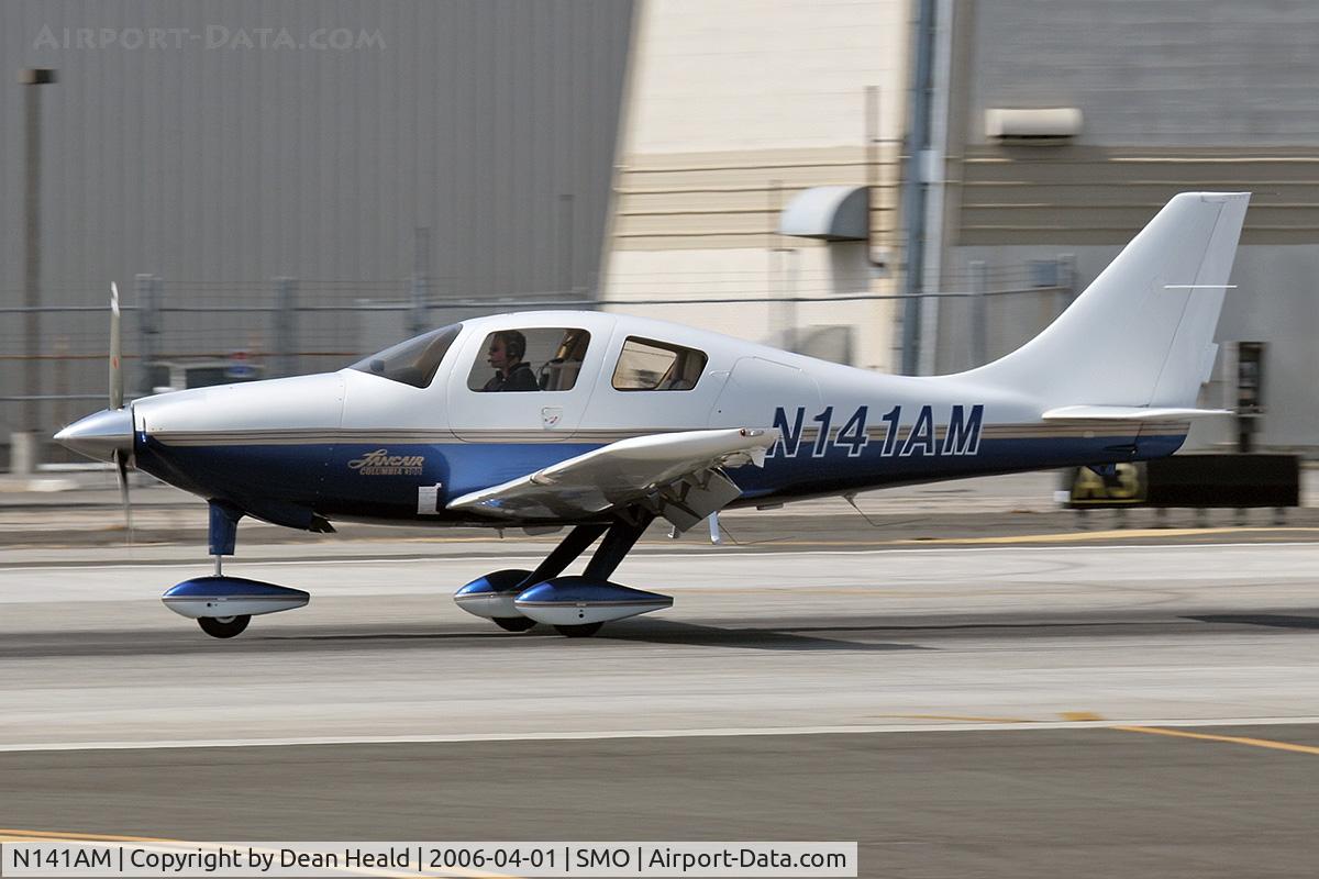 N141AM, 2002 Lancair LC-40-550FG C/N 40038, 2002 Lancair Company LC-40-550FG (Columbia 300) - N141AM - rolling out on RWY 21 after landing.